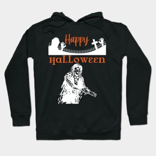 Happy Halloween Zombie Hoodie